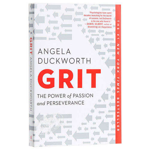 坚毅 英文原版 Grit: The Power of Passion and Perseverance 进口图书 英文原版书 英文书 自我提升 成功励志 - 图3