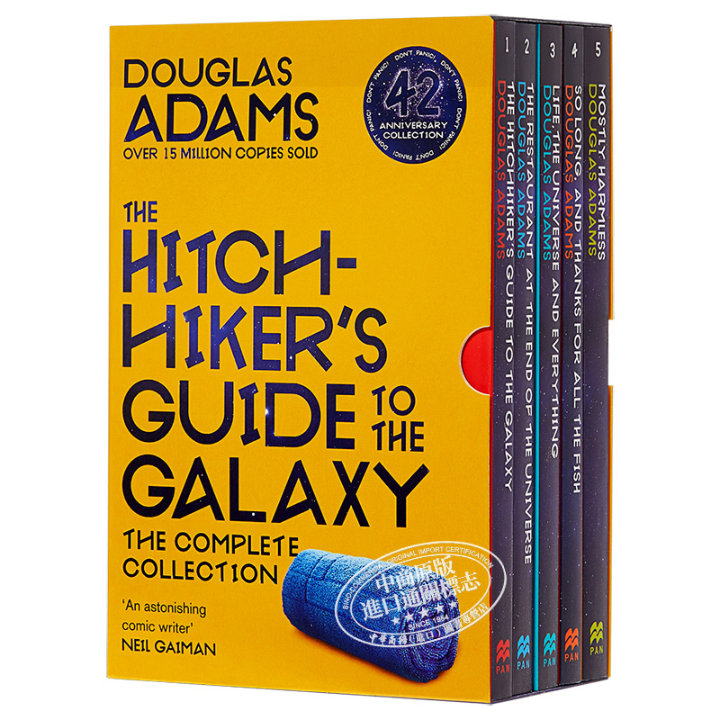 现货银河系搭车客指南全集套装英文原版 The Complete Hitchhiker's Guide to the Galaxy Boxset科幻小说 Douglas Adams系列-图3