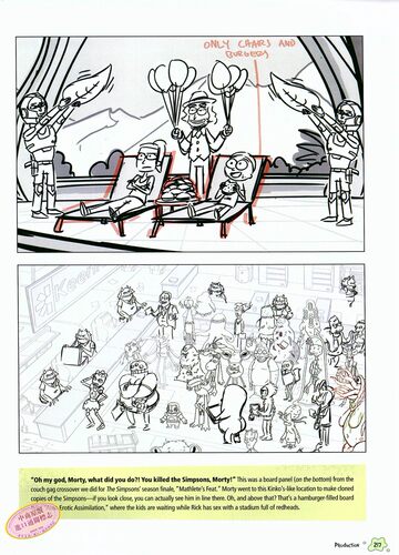 预售 【中商原版】瑞克和莫蒂设定集 英文原版The Art of Rick and Morty 动画设定集 高分神作 脑洞大开 科幻动画 封面夜光底纹 - 图3