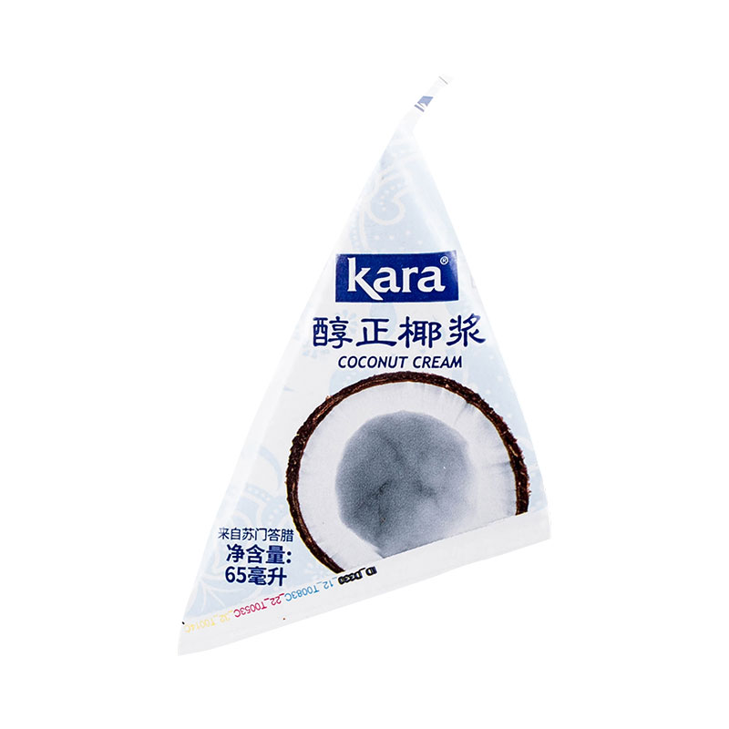 印尼进口Kara醇正椰浆65ml*10支高浓度佳乐椰汁西米奶茶咖喱原料-图3