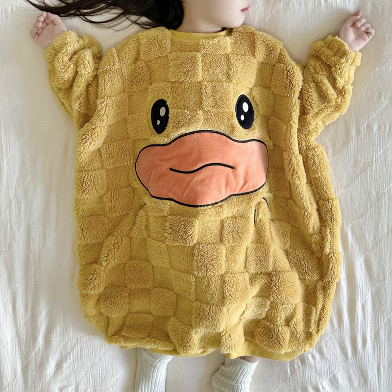 宝宝睡袋冬款法兰绒儿童连体睡衣男女童睡袍防踢被加绒加厚家居服,淘宝优惠券,粉丝福利购,淘宝优惠卷