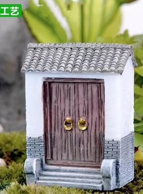 迷你古城门中式牌楼青砖瓦面门