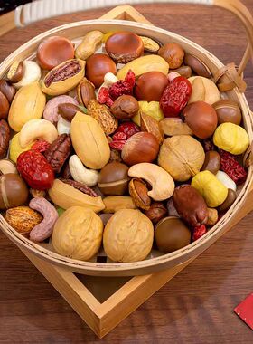 微景观创意仿真坚果模型装饰摆件