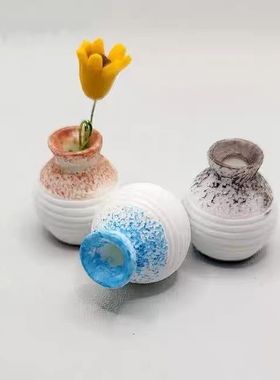 超迷你细口花瓶桌面ins小摆件