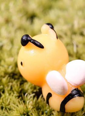 苔藓微景观饰品卡通小蜜蜂小摆件