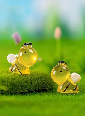 跨境苔藓微景观创意夜光小蜜蜂