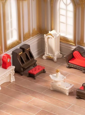 微景观创意欧式奢华仿真家具摆件