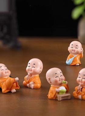 微景观创意顽皮四不禅意小摆件