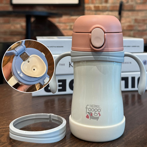韩国膳魔师foogo婴儿童保温杯吸管杯直饮杯宝宝水杯代购款促销 - 图2