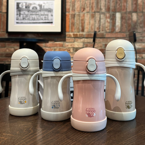 韩国膳魔师foogo婴儿童保温杯吸管杯直饮杯宝宝水杯代购款促销 - 图0
