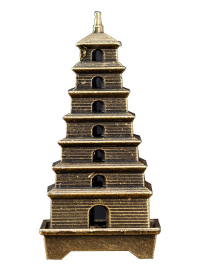 新品爆款七层宝塔香炉家居摆件办公室鹅梨账中香檀香祥云盘香香薰