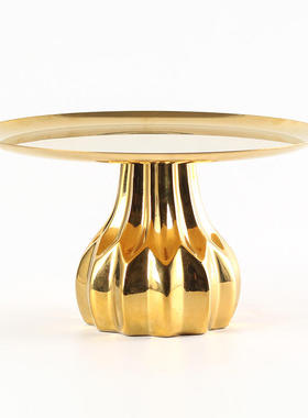 创意零食高脚艺术果盘亚小众客厅茶几高颜值摆件糖艺术装饰品