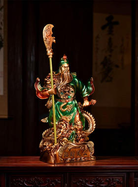 武财神爷佛像招财摆件供奉神像关二爷乔迁公司店铺开业关公关羽