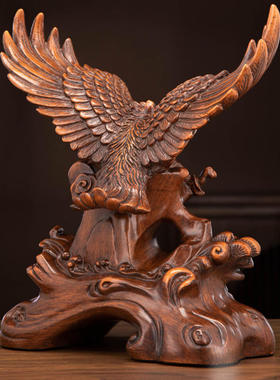 大展宏图老鹰商务开业送礼摆件办公桌玄关摆设书房礼品家居装饰品