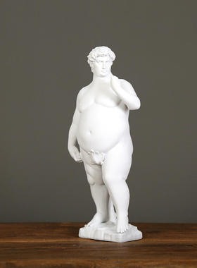 创意新款热艺术大卫胖树脂摆件家居桌面装饰树脂雕像畅销装饰