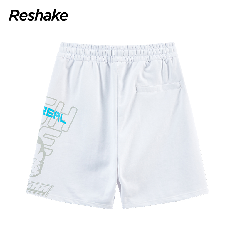 RESHAKE/后型格23年夏季店铺同款男士短裤五分裤宽松直筒潮牌休闲 - 图2