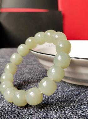 男女款手串和田青白玉捡漏价