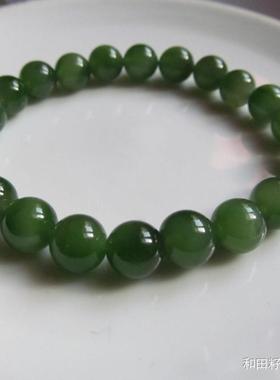 老坑女款佛珠碧玉手链超高性价比