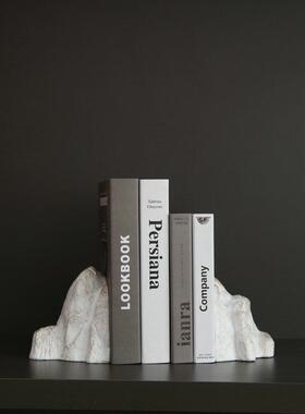 摆件创意假山客厅书挡中式