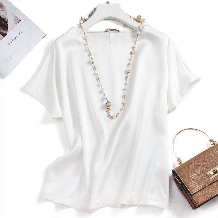 丝滑裸感she华高ji重磅30姆米衬衫 丝念物语T恤