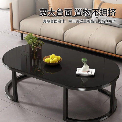 2026新款轻奢茶几客厅家用小户型出租屋轻便茶桌简约现代阳台茶台 - 图1