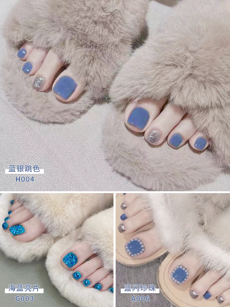 脚指甲贴片穿戴甲2023年新款脚趾甲美甲高级感成品式网红脚趾甲片,淘宝优惠券,粉丝福利购,淘宝优惠卷