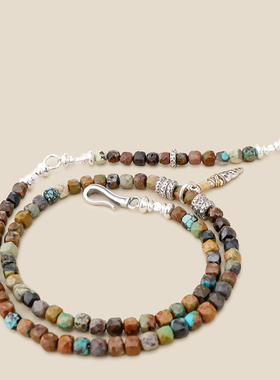 Fanciegarden 天然石个性手工吊坠项链