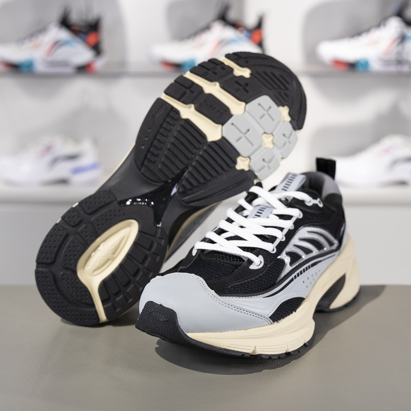 李宁羿星LITE休闲鞋2023新款男子减震复古百搭低帮老爹鞋AGCT235,淘宝优惠券,粉丝福利购,淘宝优惠卷