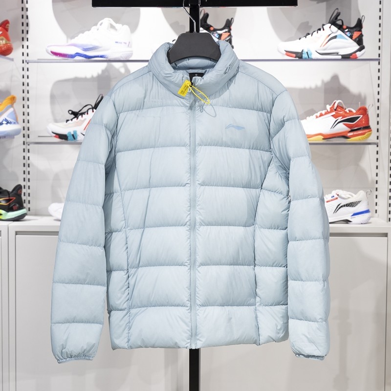 李宁轻薄羽绒服男子2023冬季立领修身90%鸭绒保暖短外套AYMT101,淘宝优惠券,粉丝福利购,淘宝优惠卷