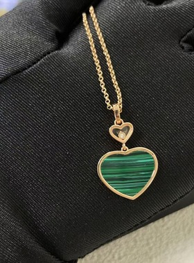 杨紫同款爱心吊坠项链V金高版本