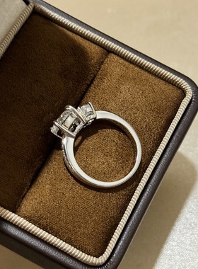 S925纯银 大小钻珍珠戒指满钻轻奢高级感闪钻