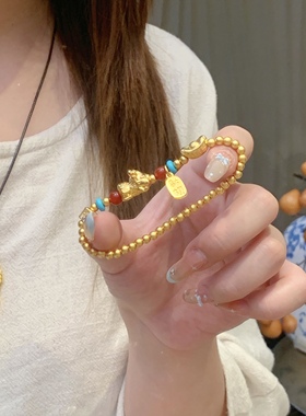 重生小元宝paula时序招财元宝貔貅手链女生女款纪念日礼物S019