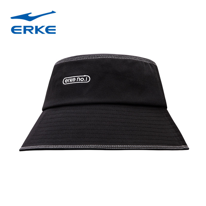 鸿星尔克运动帽男女2025夏百搭遮阳帽渔夫帽休闲帽子圆帽潮流盆帽,淘宝优惠券,粉丝福利购,淘宝优惠卷