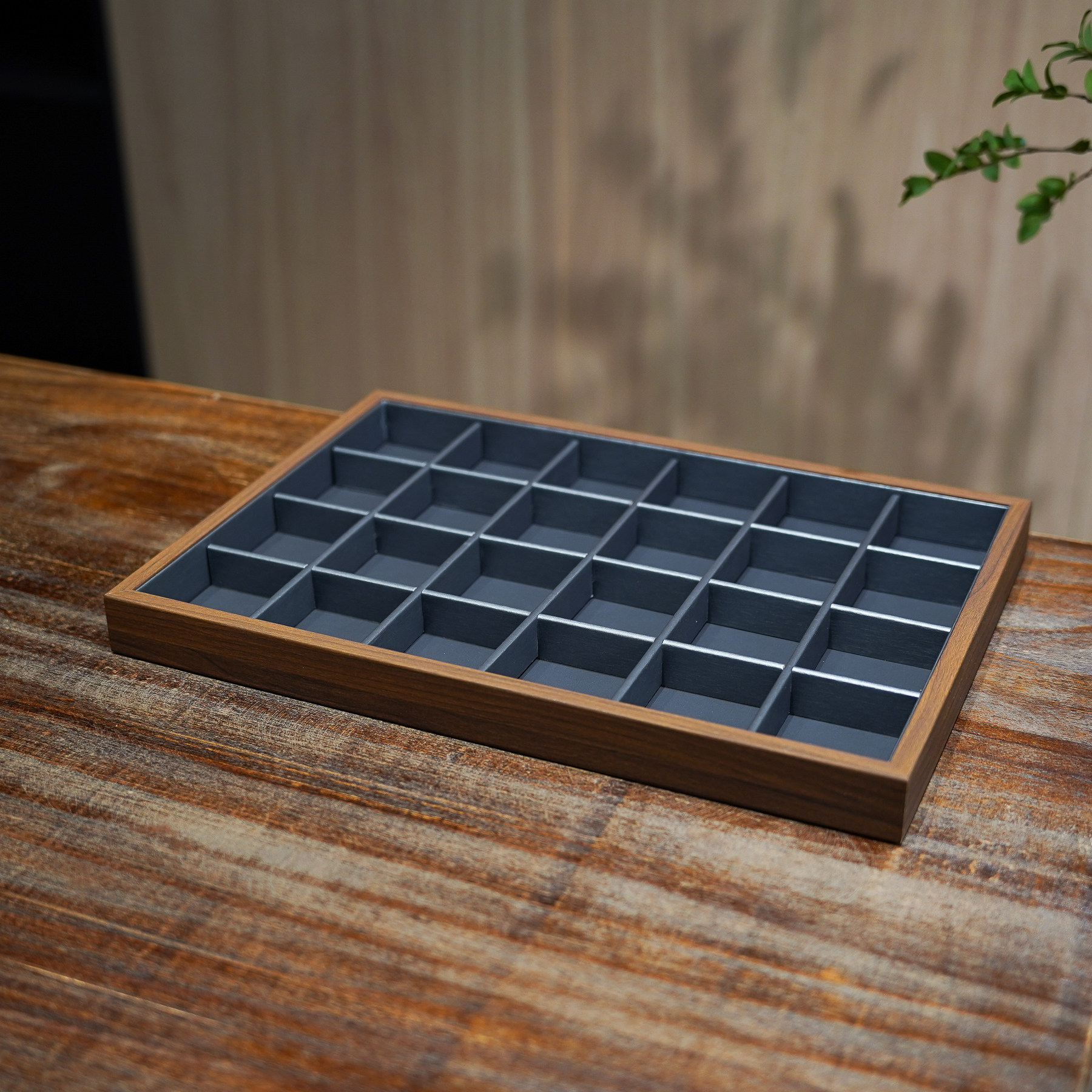 24 grid ring hairpin Buddha amulet display storage tray