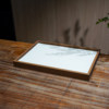 Light luxury walnut color square hundred jewelry tray