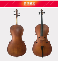 Full handmade upscale matt matte antique cello beginners practice adult children solid wood violin delivery driver