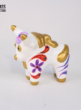 秘鲁南美摆件雕像陶土材质