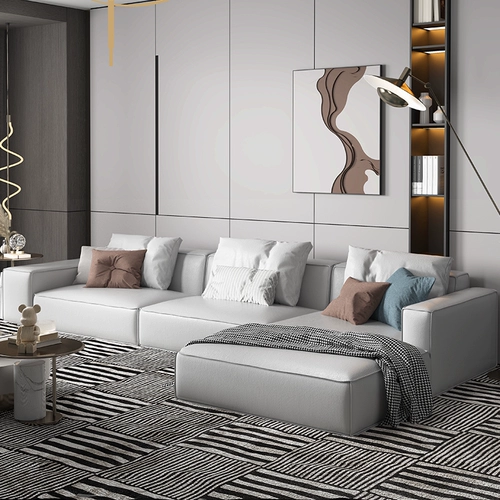 Одноразовый современный и минималистичный диван для гостиной, ткань с пухом, наука и технология