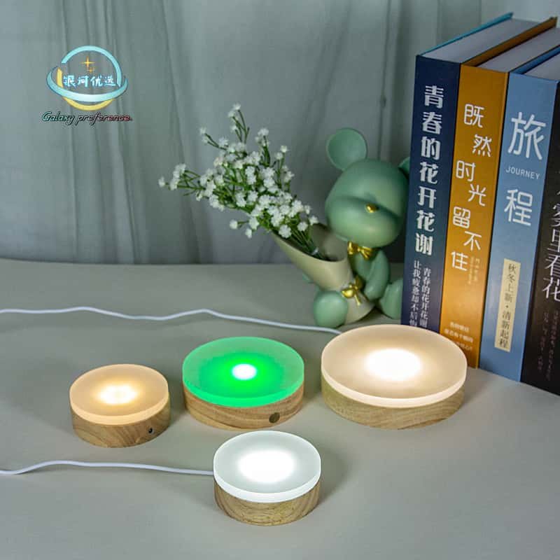 网红 飞碟小夜灯亚克力扩散板发光底座USB插带灯底座酒杯水杯灯托,淘宝优惠券,粉丝福利购,淘宝优惠卷