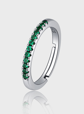 洗澡也不用摘的轻奢简约开口尾戒