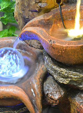 创意装饰品庭院招财造景落地摆件