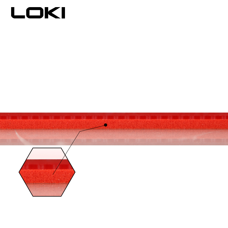 LOKI雷神锐龙1专业乒乓球套胶反胶粘性胶皮高弹性海绵免灌 - 图2