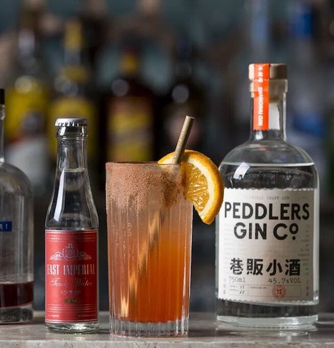 巷贩小酒精酿金酒系列/中国 PEDDLERS GIN 盐渍梅 狡蛇金酿礼盒 - 图1