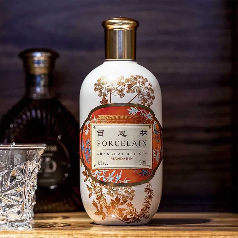 百思林上海柑橘经典干金酒送汤力水 Porcelain Shanghai Dry Gin - 图1