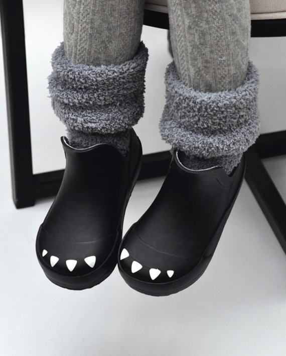 清仓官方授权法国品牌儿童长中短筒雨鞋雨靴棉内里无毒环保橡胶 - 图0