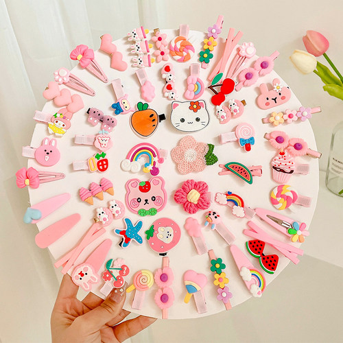 儿童可爱发夹宝宝不伤发小女孩发卡碎发婴儿超萌小夹子女童头饰女 - 图3