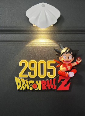 龙珠Z磁吸立体动漫入户门牌号