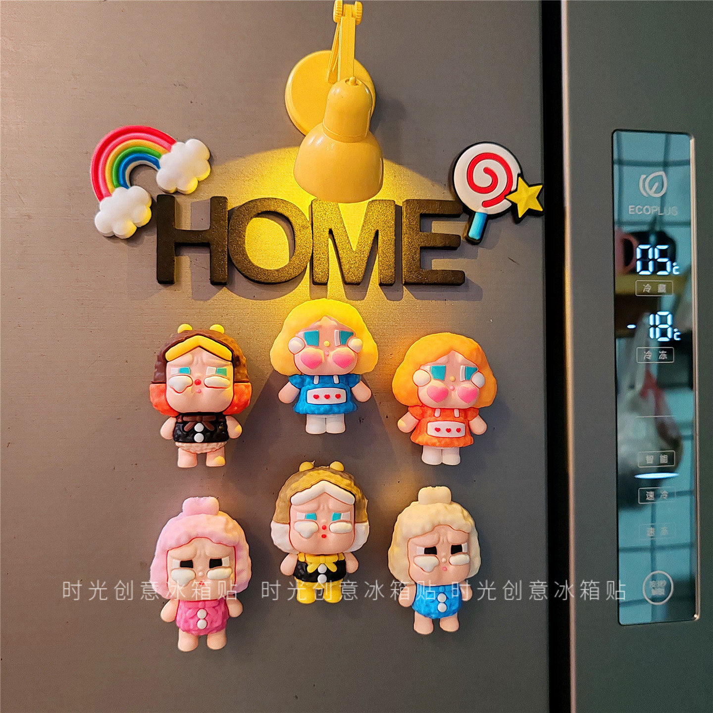 可爱卡通哭娃冰箱贴磁贴改娃立体个性创意防盗门洞洞板装饰磁性贴,淘宝优惠券,粉丝福利购,淘宝优惠卷