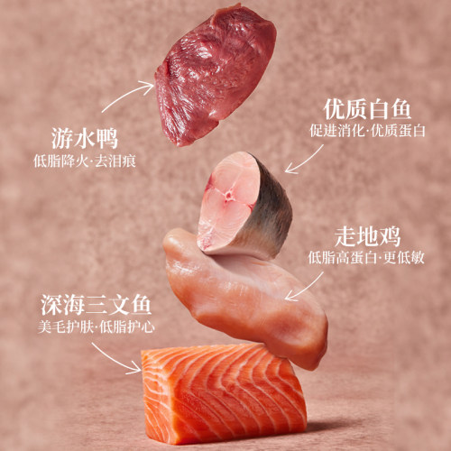 香港晟煜防伪Fromm绿福摩无谷三文鱼鸭肉全猫粮幼猫成猫10磅 - 图1