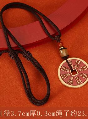 黄铜山鬼钱财项坠男女挂件